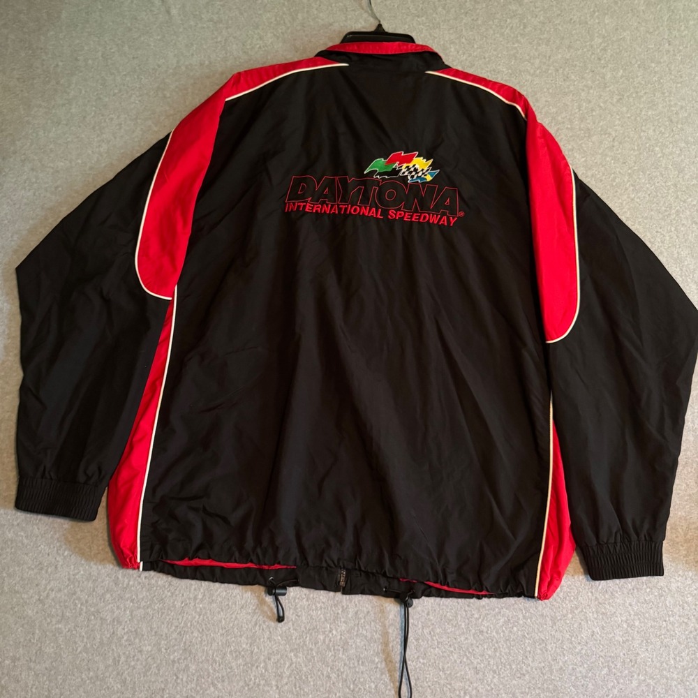 Chase Authentics Windbreaker Jacket 2XL Black Daytona International Speedway